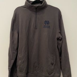 NOTRE DAME 3/4 ZIP SIZE L